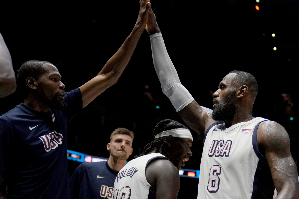 Kevin Durant with Team USA
