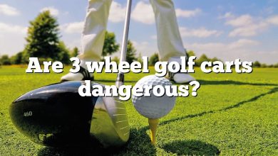 Are 3 wheel golf carts dangerous?