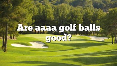 Are aaaa golf balls good?