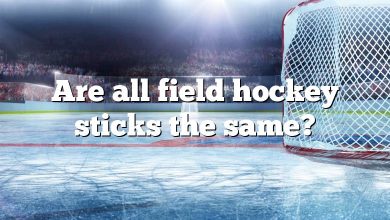 Are all field hockey sticks the same?