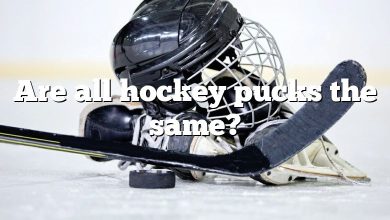 Are all hockey pucks the same?