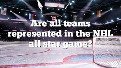 Are all teams represented in the NHL all star game?