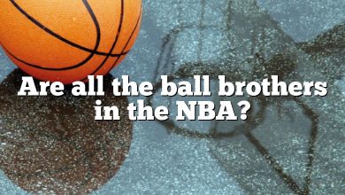 Are all the ball brothers in the NBA?