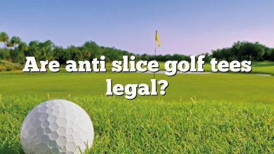 Are anti slice golf tees legal?