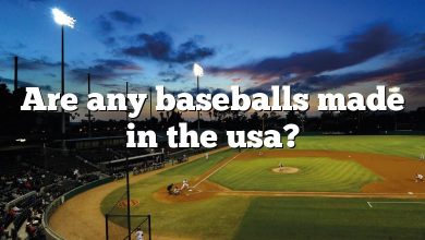 Are any baseballs made in the usa?