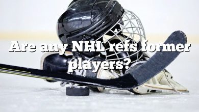 Are any NHL refs former players?