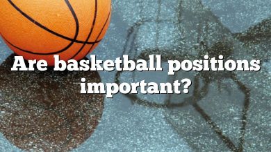 Are basketball positions important?