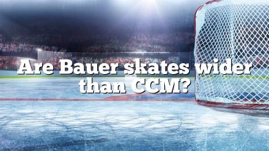 Are Bauer skates wider than CCM?