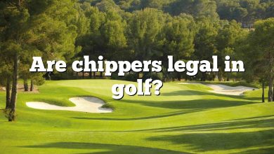 Are chippers legal in golf?
