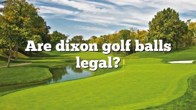 Are dixon golf balls legal?