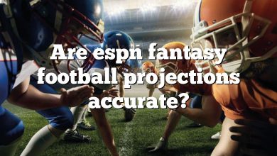 Are espn fantasy football projections accurate?