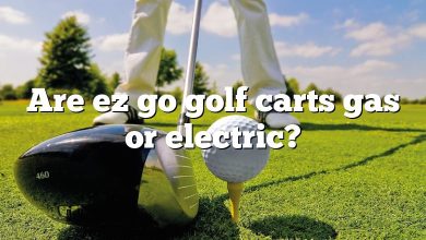 Are ez go golf carts gas or electric?