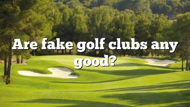 Are fake golf clubs any good?