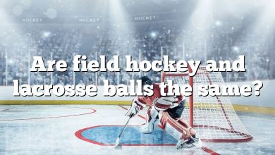Are field hockey and lacrosse balls the same?
