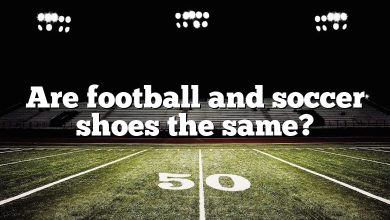 Are football and soccer shoes the same?