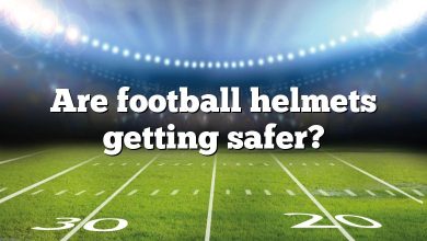 Are football helmets getting safer?