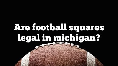 Are football squares legal in michigan?