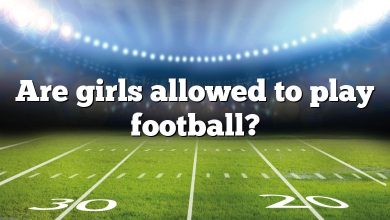 Are girls allowed to play football?