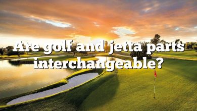 Are golf and jetta parts interchangeable?