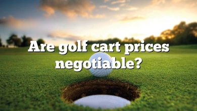 Are golf cart prices negotiable?