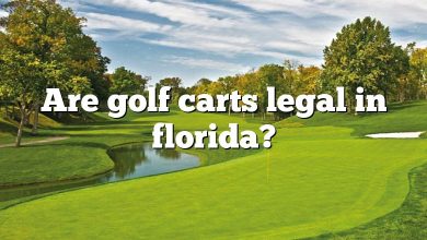 Are golf carts legal in florida?