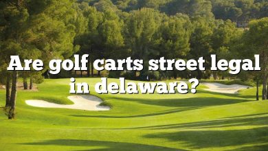 Are golf carts street legal in delaware?