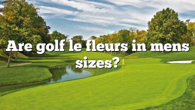 Are golf le fleurs in mens sizes?