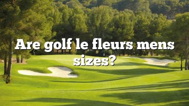 Are golf le fleurs mens sizes?