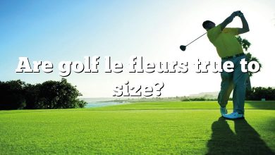 Are golf le fleurs true to size?