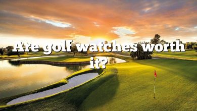 Are golf watches worth it?