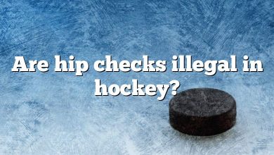 Are hip checks illegal in hockey?