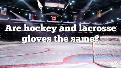 Are hockey and lacrosse gloves the same?