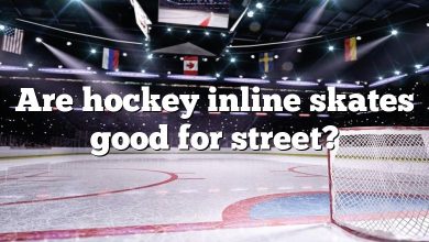 Are hockey inline skates good for street?