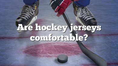 Are hockey jerseys comfortable?