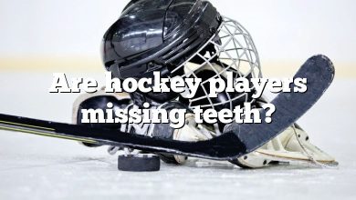 Are hockey players missing teeth?