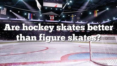 Are hockey skates better than figure skates?