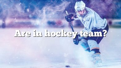 Are in hockey team?