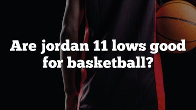 Are jordan 11 lows good for basketball?