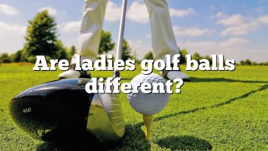 Are ladies golf balls different?