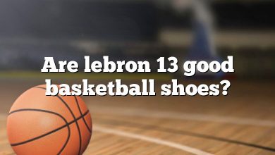 Are lebron 13 good basketball shoes?