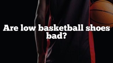 Are low basketball shoes bad?