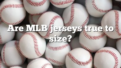 Are MLB jerseys true to size?