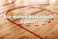Are molten basketballs lighter?