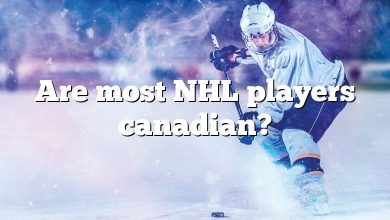 Are most NHL players canadian?