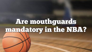 Are mouthguards mandatory in the NBA?