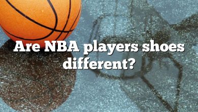 Are NBA players shoes different?