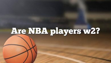 Are NBA players w2?