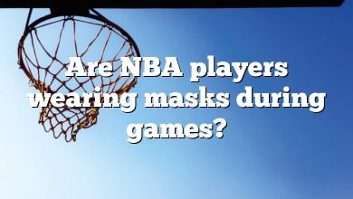 Are NBA players wearing masks during games?