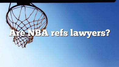 Are NBA refs lawyers?