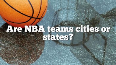 Are NBA teams cities or states?